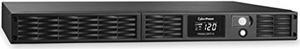 CyberPower PR500LCDRT1U Smart App Sinewave UPS System, 500VA/400W, 7 Outlets, AVR, 1U Rack/Tower (PR500LCDRT1U)