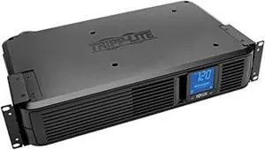 Tripp Lite SMART1500LCD 1500VA Smart UPS Battery Back Up, 900W Rack-Mount/Tower, LCD, AVR, USB, DB9, 3 Year Warranty  and  Dollar 250,000 Insurance Black (SMART1500LCD)