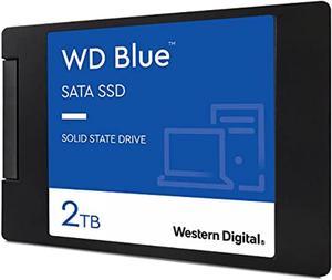 Western Digital 2TB WD Blue 3D NAND Internal PC SSD - SATA III 6 Gb/s, 2.5"/7mm, Up to 560 MB/s - WDS200T2B0A (WDS200T2B0A)