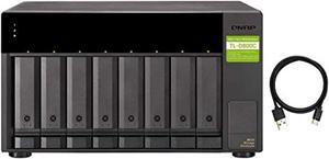 QNAP TL-D800C 8 Bay Desktop JBOD Storage Enclosure with USB 3.2 Gen 2 Type-C Connectivity (TL-D800C)