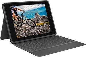 Logitech Rugged Folio - iPad (7th, 8th  and  9th generation) Protective Keyboard Case with Smart Connector and Durable Spill-Proof Keyboard (920-009312)