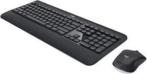 Logitech MK540 Advanced Wireless Keyboard with Wireless Mouse Combo - Full Size Keyboard and Mouse, Long Battery Life, Caps Lock Indicator Light, Hot Keys, Secure 2.4GHz Connectivity (MK540)