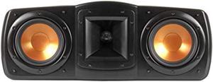 Klipsch Synergy Black Label C-200 Center Channel Speaker for Crystal-Clear Dialogue and Vocals with Proprietary Horn Technology, Dual 5.25? High-Output Woofers, and Dynamic 1? Tweeter in Bla (1066925)
