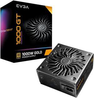 EVGA SuperNOVA 1000 GT, 80 Plus Gold 1000W, Fully Modular, Eco Mode with FDB Fan, 10 Year Warranty, Includes Power ON Self Tester, Compact 150mm Size, Power Supply 220-GT-1000-X1 (220-GT-1000-X1)