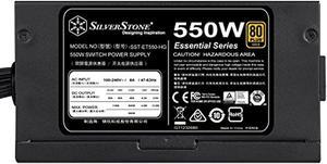 SilverStone Technology 550 Watt Semi-Modular 80 Plus Gold Computer Power Supply PSU ET550-HG (SST-ET550-HG)
