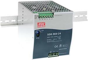 MW Mean Well SDR-960-48 48V 20A 960W Single Output Industrial DIN Rail with PFC Function Power Supply
