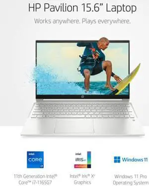 HP Pavilion 15 Laptop, 11th Gen Intel Core i7-1165G7 Processor, 16 GB RAM, 515 GB SSD Storage, Full HD IPS Micro-Edge Display, Windows 10 Pro, Compact Design, Long Battery Life (15-eg002 (15-eg0025nr)