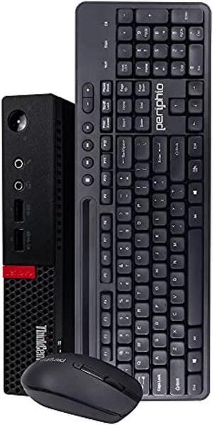 Lenovo ThinkCentre M600 Micro Desktop Computer PC, Intel Pentium, 8GB RAM, 512GB SSD, Windows 10 Pro, Wireless Keyboard  and  Mouse, WiFi (Renewed)