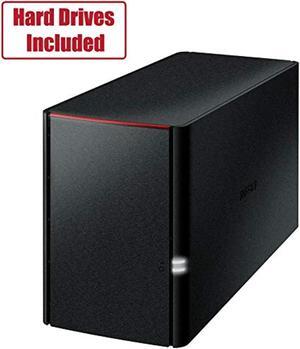 BUFFALO LinkStation SoHo 220 2-Bay 8TB Home Office Private Cloud Data Storage with Hard Drives Included/Computer Network Attached Storage/NAS Storage/Network Storage/Media Server/File Se (LS220D0802B)