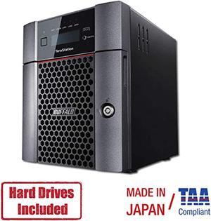 BUFFALO TeraStation 5410DN Desktop 8 TB NAS Hard Drives Included (2 x 4TB, 4 Bay) (TS5410DN0802)