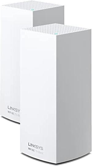 Linksys Atlas WiFi 6E Router Home WiFi Mesh System TriBand 6000 Sq ft Coverage 130 Devices Speeds up to AX8400 84Gbps  MX8502AMZ MX8502AMZ