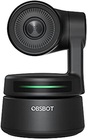 OBSBOT Tiny PTZ Webcam, AI-Powered Framing  and  Gesture Control, Full HD 1080p Webcam with Dual Omni-Directional Mics, 90-Degree Wide Angle, Low-Light Correction, Works with Zoom, Skype and (dntt418)
