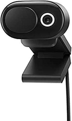 Microsoft Modern Webcam with Built-in Noise Cancelling Microphone, Integrated Privacy Shutter, Video with HDR, Auto-Focus, Light Correction, USB Connectivity, Certified for Teams/Zoom (8L3-00001)