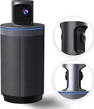 NexiGo Meeting 360 (Gen 2), 8K Captured AI-Powered Framing  and  Speaker Tracking, 1080p HD 360-Degree Smart AIO Video Conference Camera, 8 Noise-Cancelling Microphones, and Speaker (Meeting360Gen2)