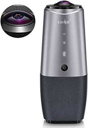 Video Conference Camera - 4K Conference Camera with Microphone, 360° View Conference Camera, AI-Sensor Facecapture Camera with 4 Microphone, All-in-One Conference Webcam for Zoom Skype Ha (CP-P20A-1)