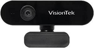 VisionTek VTWC30 Premium Full HD (1080P 30FPS) Webcam, for Windows, Mac, Linux,  and  Chromebook, Computer Video Camera, Digital Dual Microphones, Manual Focus Lens, Privacy Cover, 83-Degree  (901379)