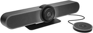 Logitech MeetUp and Expansion Mic HD Video and Audio Conferencing System for Small Meeting Rooms - Black (960-001201)