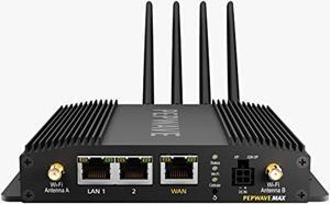 Peplink MAX BR1 Pro [CAT 20] | LTE-A Pro Modem with Redundant SIM Slots | Wi-Fi 6 | GPS Receiver| Drop-in Mode, Load Balancing/Failover, Ignition Sensing | MAX-BR1-PRO-GLTE-S-T-PRM