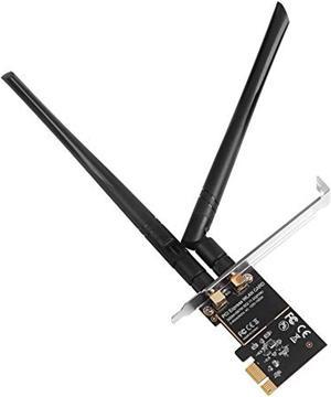 SIIG Wireless 2T2R Dual Band WiFi Ethernet PCIe Card -AC1200, WiFi Network PCIe Card,PCIe 2.0 x1 to 2T2R 2.4G/5G Dual Band Wireless,802.11ac,RTL8812AE,for 32/64bit Windows 10/8.1/7,LB-W (LB-WR0011-S1)