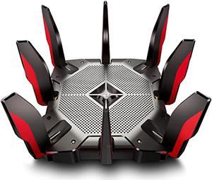 TP-Link WiFi 6 Gaming Router - Tri Band Wireless Internet Router, High-Speed ax Router, Smart VPN Router for a Large Home, 2.5G WAN, 8 Gigabit LAN Ports (Archer AX10000) (ArcherAX10000)