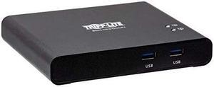 Tripp Lite 2 Port USB-C KVM Dock, Dual Port USB C KVM Docking Station, 4K HDMI, USB 3.2 Gen 1, USB A Hub, Remote Selector, 85W PD Charging, Black (B003-HC2-DOCK1) (B003-HC2-DOCK1)