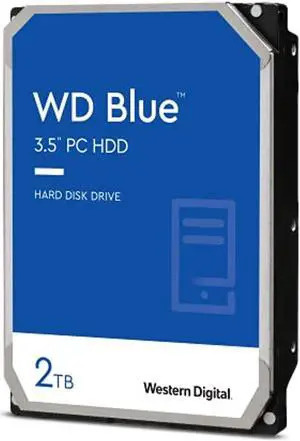 Western Digital 2TB WD Blue PC Hard Drive - 7200 RPM Class, SATA 6 Gb/s, 256 MB Cache, 3.5" - WD20EZBX (WD20EZBX)