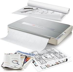 Plustek A3 Large Format Flatbed Scanner OS 1180 : 11.7x17 scan Size for Blueprints and Document. Design for Library, School and Soho. A3 scan for 8 sec, Support Mac and PC (783064282635)