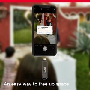 SanDisk 128GB iXpand Flash Drive Luxe for iPhone and USB Type-C Devices - SDIX70N-128G-GN6NE (SDIX70N-128G-GN6NE)