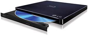 LG Electronics 6X Blu Ray Writer 8X DVD Writer +/- RW USB 2.0 Super Multi Ultra Slim Portable with M-DISC Support (Black) WP50NB40 (WP50NB40)