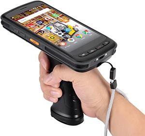 Android Barcode Scanner MUNBYN Android 8.1 Scanner Handheld Pistol Grip, with 2D QR Zebra Scanner, IP65 Rugged Warehouse Scanner with 5.2'' Screen, 4G Wi-Fi Mobile Computer for Inventory  (MU-IPDA056)