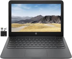 2022 Newest HP Chromebook 11.6" HD Thin Light Laptop Computer for Business Student, Intel Celeron N3350 Up to 2.4 GHz, 4GB Memory, 32GB eMMC,Webcam, USB-C, WiFi, Bluetooth, Chrome OS+MarxsolCables