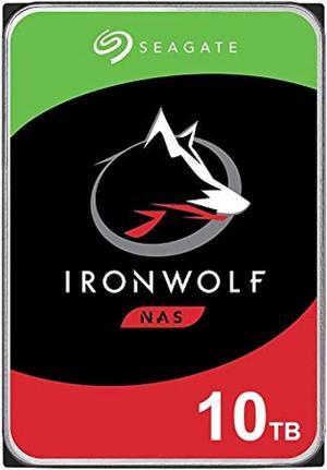 Seagate IronWolf 10TB NAS Internal Hard Drive HDD - 3.5 Inch SATA 6Gb/s 7200 RPM 256MB Cache RAID Network Attached Storage Home Servers - Newest Model (ST10000VN0008) (ST10000VN0008)