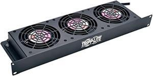 TRIPP LITE Rack Enclosure Server Cabinet 1U Cooling Fan Tray 3 120V High-Performance Fans, 210 CFM SRFAN1U,Black (SRFAN1U)