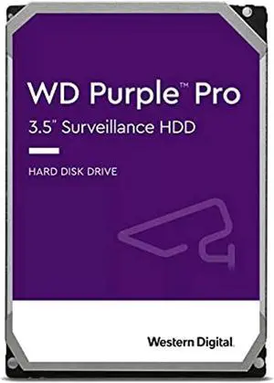 Western Digital 8TB WD Purple Pro Surveillance Internal Hard Drive HDD - SATA 6 Gb/s, 256 MB Cache, 3.5" - WD8001PURP (WD8001PURP)