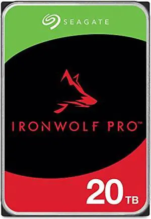 Seagate IronWolf Pro 20TB NAS Internal Hard Drive HDD - CMR 3.5 Inch SATA 6Gb/s 7200 RPM 256MB Cache for RAID Network Attached Storage, Rescue Services (ST20000NE000) (ST20000NE000) Seagate IronWolf Pro 20TB NAS Internal Hard Drive HDD - CMR 3.5 Inch SATA 6Gb/s 7200 RPM 256MB Cache for RAID Network Attached Storage, Rescue Services (ST20000NE000) (ST20000NE000)
