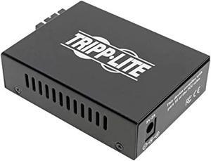 Tripp Lite Network Copper RJ45 Ethernet to Fiber SC Duplex Singlemode Cable Extender Converter, 1310nm Wavelength, Gigabit Network, Extend 12.4 Miles / 20 Km, 2-Year Warranty (N785-IN (N785-INT-SC-SM)