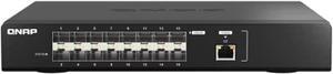 QNAP QSW-M5216-1T-US 16-Port 25GbE Managed Network Switch with 10GbE connectivity for Backbone Networks. Layer 2, Web Management (QSW-M5216-1T-US)