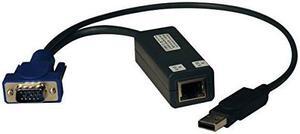 TRIPP LITE KVM Switch USB Server Interface Unit Virtual Media HD15 USB RJ45(B078-101-USB-1) (B078-101-USB-1)