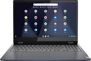 Lenovo - Flex 3i Chromebook 15.6" FHD Touch-Screen Laptop - Celeron N4500 - 4GB Memory - 64GB eMMC - Abyss Blue (82T3000DUS)