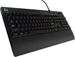 Logitech - Prodigy G213 Full-size Wired Membrane Gaming Keyboard with RGB Backlighting - Black (920-008083)