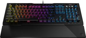 ROCCAT - Vulcan 121 RGB Full Size Wired Titan Mechanical Switch Linear with Wrist Rest PC Gaming Keyboard - Ash Black (ROC-12-671-RD-AM)