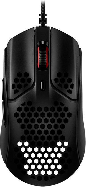HyperX - Pulsefire Haste Wired Optical Gaming Mouse with RGB Lighting - Black and black