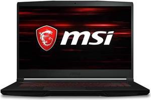 MSI GF63 156 Full HD Gaming Notebook Computer Intel Core i58300H 230GHz 8GB RAM 256GB SSD NVIDIA GeForce GTX 1050 4GB Windows 10 Home GF638RC409