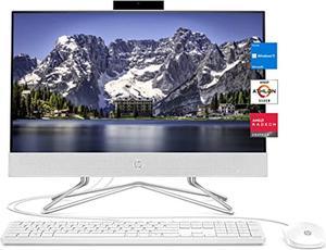 2022 Newest HP AllinOne Desktop 215 FHD Display AMD Athlon Silver 3050U 12GB DDR4 RAM 512GB PCIe SSD WiFi HDMI Webcam RJ45 Wired Keyboard and Mouse Windows 11 Home White