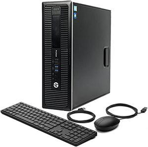 HP Desktop Computer 600 G1 ProDesk Small Form Factor SFF PC, Intel Quad Core i5 up to 3.60GHz,8GB Ram 500GB Hard Drive,WiFi,DVD,DP VGA Port,New Keyboard  and  Mouse Included, Windows 10 Pro (R (600G1)