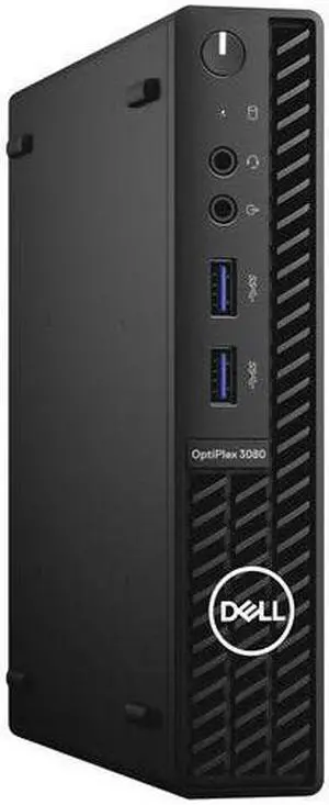 Dell OptiPlex 3080 Micro Form Factor Desktop, Intel Core i5-10500T, 8GB DDR4 RAM, 256GB SSD, Windows 10 Pro, Intel 3165 802.11ac dual band 1x1 + Bluetooth 4.2 (H1D72)
