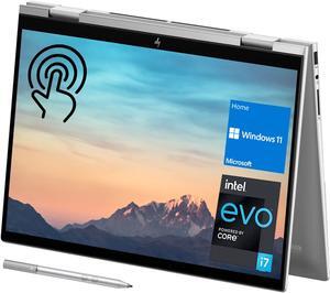 HP Envy x360 2-in-1 Laptop, 15.6" FHD Touchscreen, 12th Gen Intel Core i7-1255U, 32GB RAM, 1TB PCIe SSD, Webcam, Backlit Keyboard, Wi-Fi 6, HDMI, Windows 11 Home, Silver, HP Stylus Pen Included
