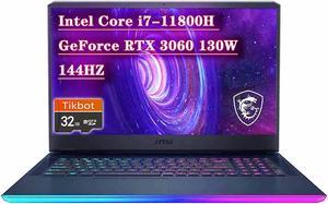 MSI GE76 Raider Gaming Laptop Intel Core i711800H GeForce RTX 3060 173 FHD 144HZ 16GB RAM 512GB NVMe SSD WiFi6 Windows 10