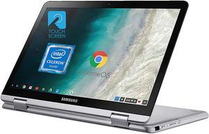 Samsung 2-in-1 Chromebook Plus V2 12.2 FHD - Intel Dual-Core - 4GB RAM, 64GB eMMC  Intel HD 615 Graphics, Touchscreen, 13MP Camera, USB Type-C, AC Wi-Fi, Bluetooth, SD Card - Chrome (520QAB-K04)