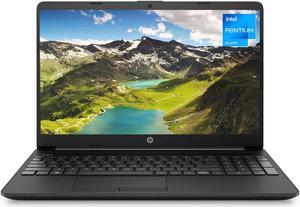 HP 15 Laptop, 15.6" HD Display, Intel Pentium N5030 Processor, 8GB RAM, 128GB SSD, RJ45, HDMI, Media Card Reader, Wi-Fi, Windows 11 Home, Black